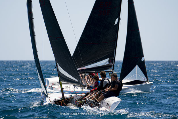 Viper 640 sail set